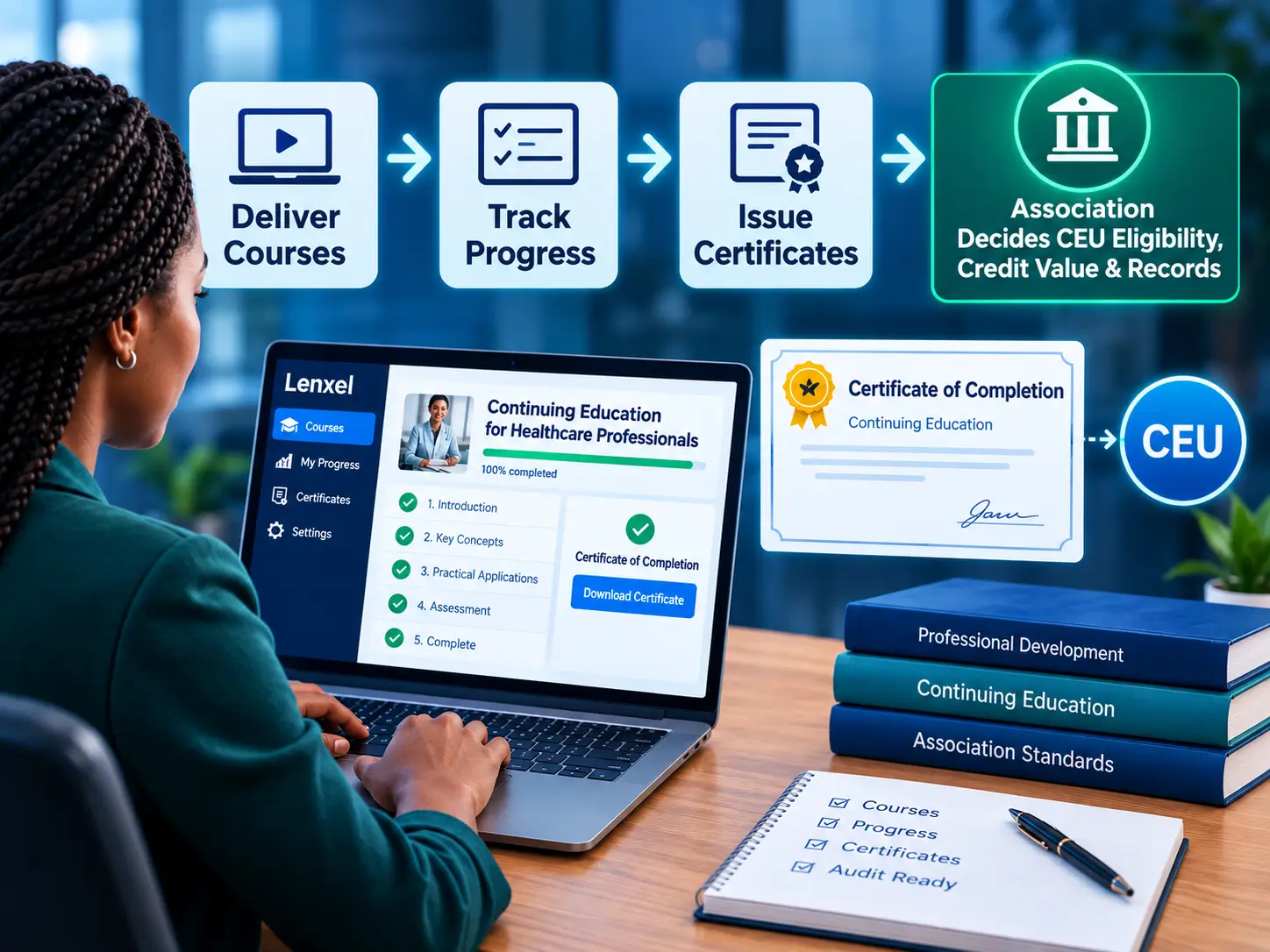 How to Award CEU Credits Online for Associations and Continuing Education